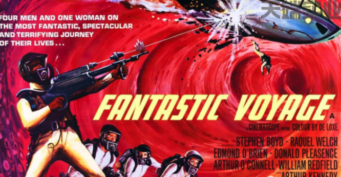 1966年，科幻电影：神奇旅程 Fantastic Voyage